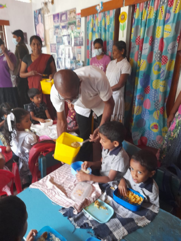 Implementation of nutrition programs targeting pre-school children / Homagama - Magammana West Division (2022-12-06)